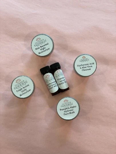 Glimmer Goddess Organic Skin Care Trial Set